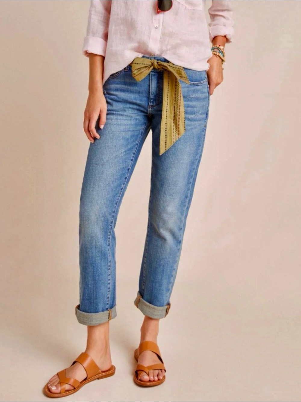 Pilcro Slim Boyfriend Jeans